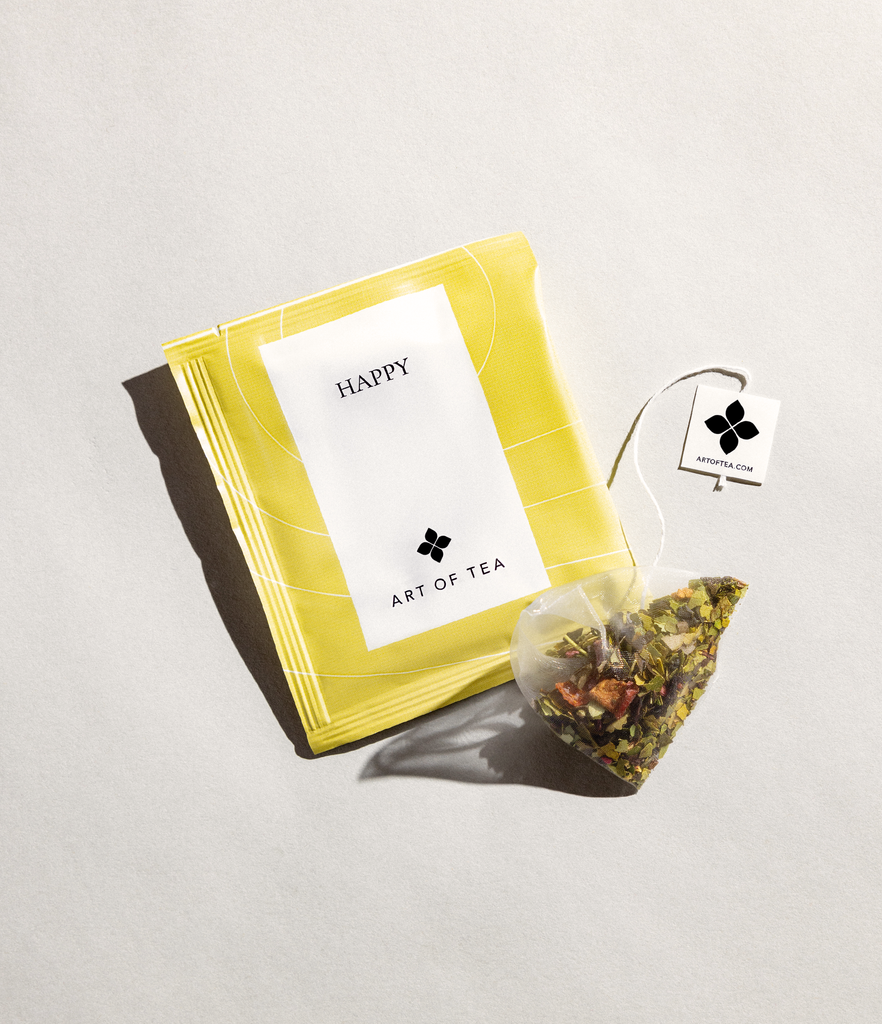 Happy Tea Eco Teabag Sachets Packaged Teas 12 Teabag Box by Art of Tea