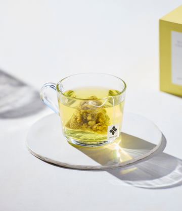 Egyptian Chamomile sachets lifestyle graphic – Art of Tea