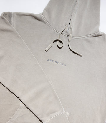 Embroidered hoodie alternate view – Art of Tea
