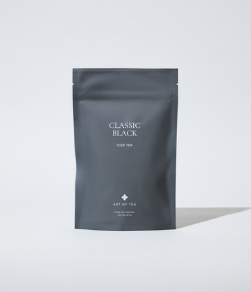 Classic Black 2 quart iced tea pouches packaging – Art of Tea