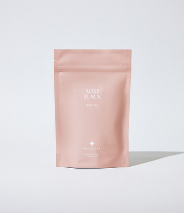 Rose Black 2 quart iced tea pouches packaging – Art of Tea