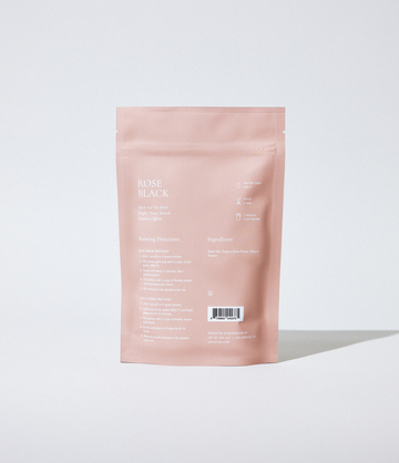 Rose Black iced tea pouch detail – Art of Tea