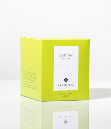 Matcha+ teabag sachet lifestyle photo – Art of Tea