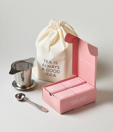Herbal Blend Sampler Bundle with Tea Infuser (Caffeine Free)