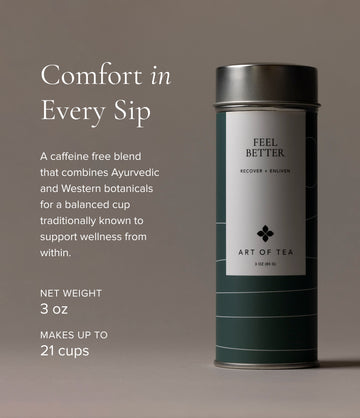 Feel Better tea retail tin photo – Art of Tea