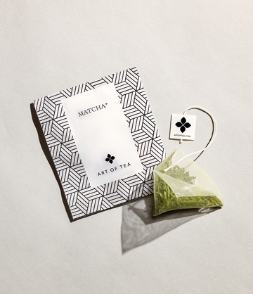 Matcha+ single eco pyramid teabag sachet – Art of Tea