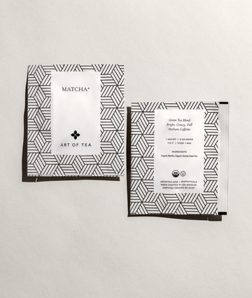 Matcha+ eco pyramid teabag sachets – Art of Tea