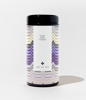 Tea storage glass canister with Earl Grey Crème – Art of Tea