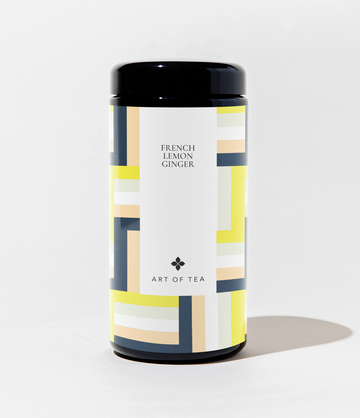 Tea storage glass canister with French Lemon Ginger – Art of Tea