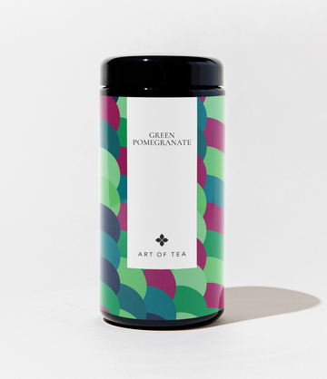 Tea storage glass canister with Green Pomegranate – Art of Tea