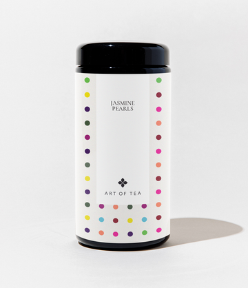 Tea storage glass canister with Jasmine Pearls – Art of Tea