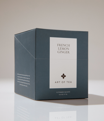 French Lemon Ginger teabag sachet box – Art of Tea