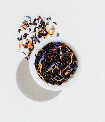 Garden of Eden iced tea brewed in a glass – Art of Tea